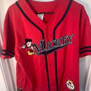 Vintage Mickey Mouse Baseball Jersey